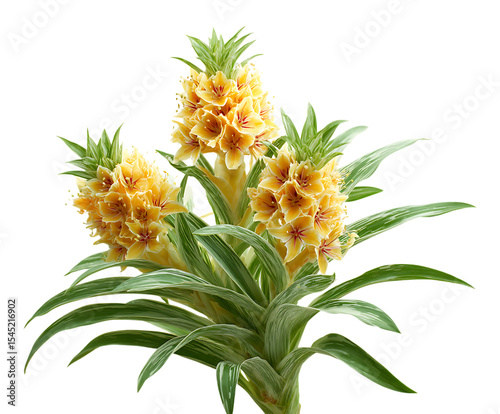Decorative pineapple lily petals with bold elegance