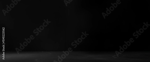 Dark gray and black gradient backdrop, abstract luxury empty space for product display, gray, texture