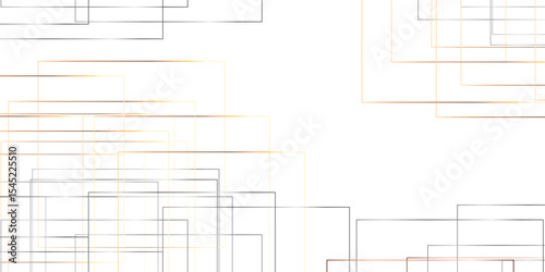 Abstract colorful golden geometric square and triangle shape, Abstract golden lines pattern texture business background. perfect random abstract line background.  Geometric white background with gray 