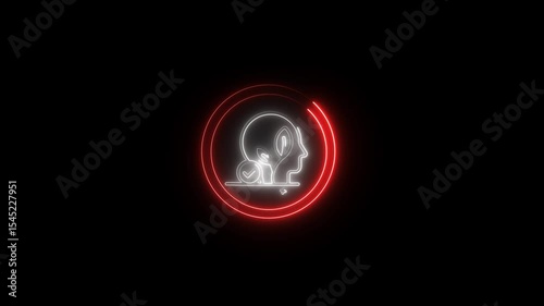 Illuminated blue brain with glowing veins on a dark background showing intelligence and neurology