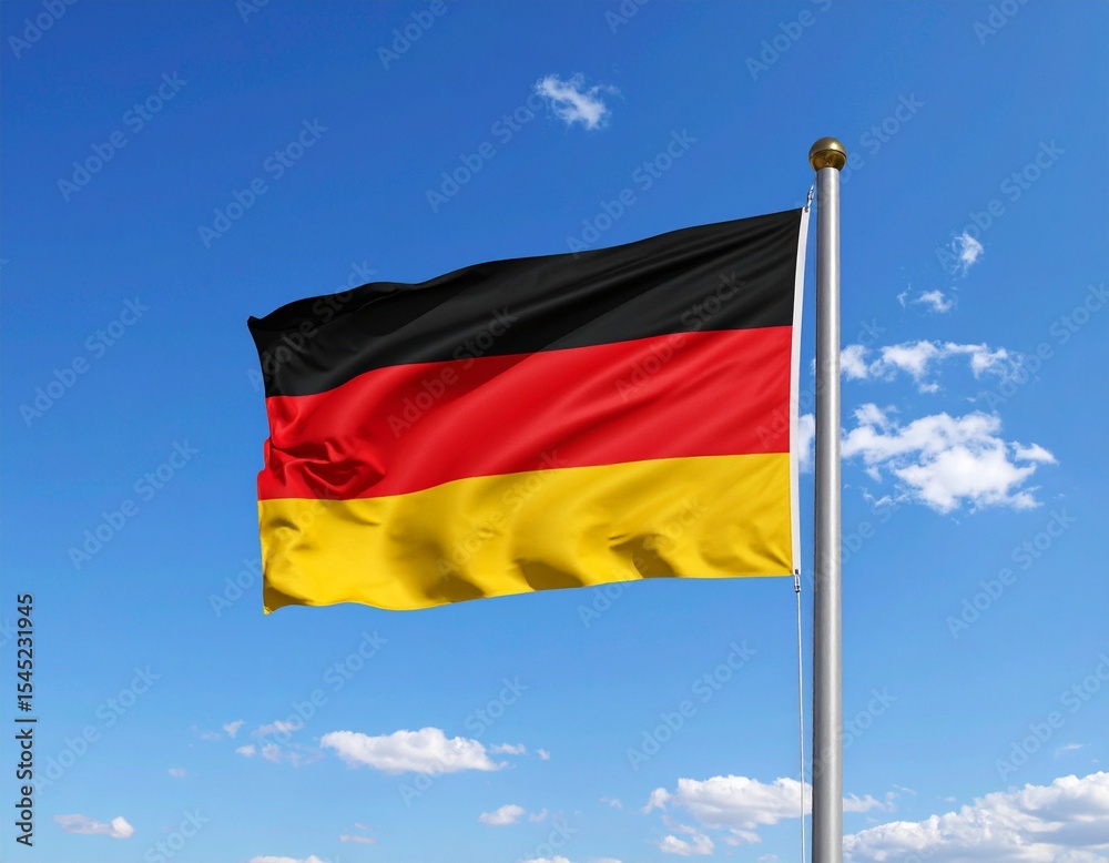 German flag of Germany AI generated German flag of Germany AI generated