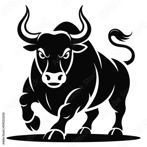 black and white cow
