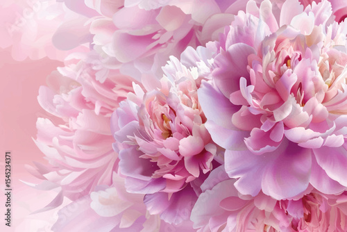 Wildflower peony flower pattern in a watercolor style isolated. Aquarelle wild flower for background, texture, wrapper pattern, frame or border.