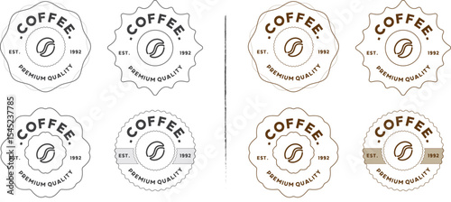 coffee house logo vintage style premium vector With Coffee Logo