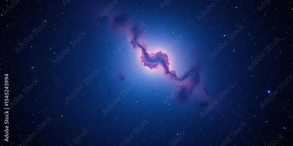 Fototapeta premium Infinitely repeating starfield backdrop, cosmic dust and nebulae, cosmos, glitter