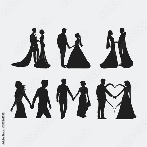 vector illustration of a man and woman