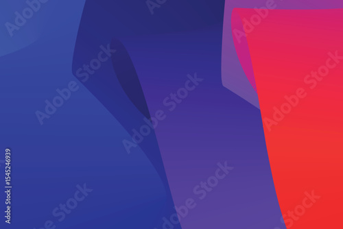 Dynamic Abstract Flowing Ribbon Composition