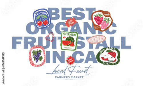 Best fruit stall in California. Fruit stall. Sweet watermelon t shirt artwork. Fresh watermelon fruit print. Eat more fruit. Watermelon fruit club print design.