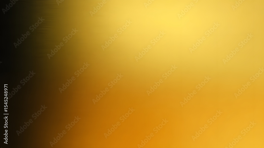Obraz premium Smooth Subtle Gradient Background Dark to Golden Yellow