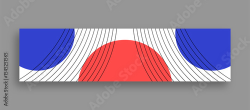 abstract corporate linkedin banner design