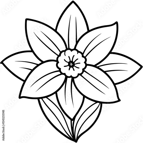 Daffodil art vector