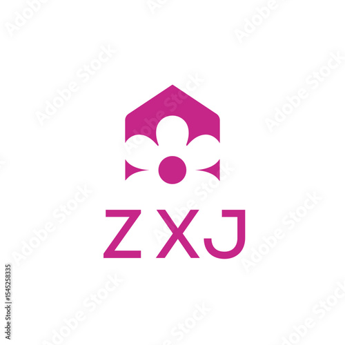 ZXJ Letter Initial Logo Design Vector Illustration