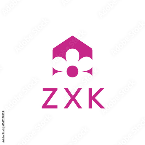 ZXK Letter Initial Logo Design Vector Illustration