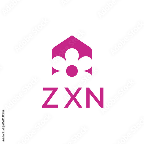 ZXN Letter Initial Logo Design Vector Illustration
