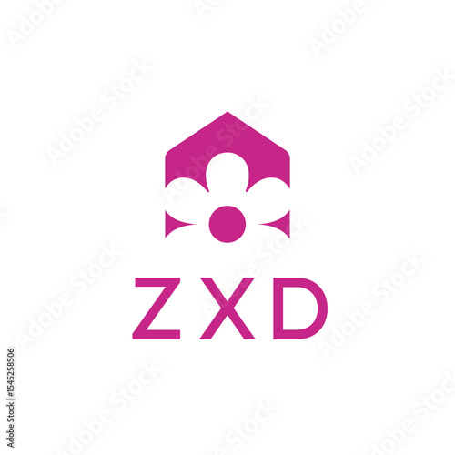 ZXD Letter Initial Logo Design Vector Illustration