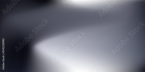Modern render of illuminated gray colored corridor art modern