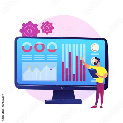 business man working on computer 