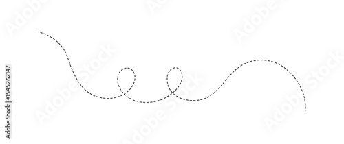 “Decorative Hand-Drawn Dotted and Curved Line Vector Set – Abstract Dashed Stroke Elements for Notes, Planners, Web Design, and Creative Graphic Projects”