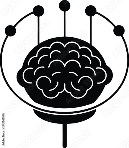 human brain vector illustration