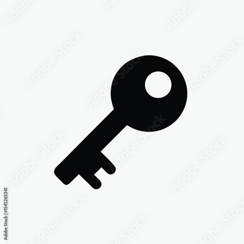 key icon design fully editable vector template