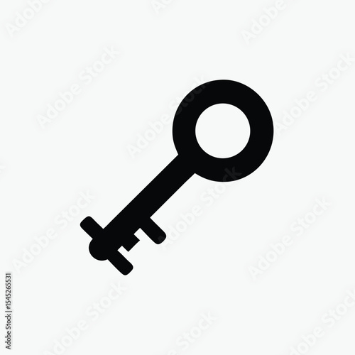 key icon design fully editable vector template