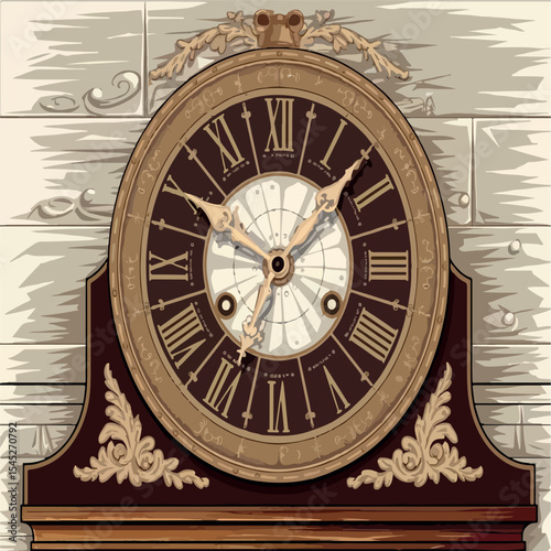 time, illustration, watch, classic, graphic, vector, design, hour, icon, circle, round, minute, black, business, dial, timer, isolated, concept, object, background, clock, simple, technology, retro, 