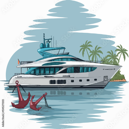 yacht, nautical, ship, transportation, sailboat, illustration, luxury, boat, image, sail, water, vector, drawing, vessel, transport, travel, graphic, design, sea, marine, sport, sailing, recreation, 