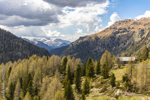 Mountain landscape in the Dolomites, Italy