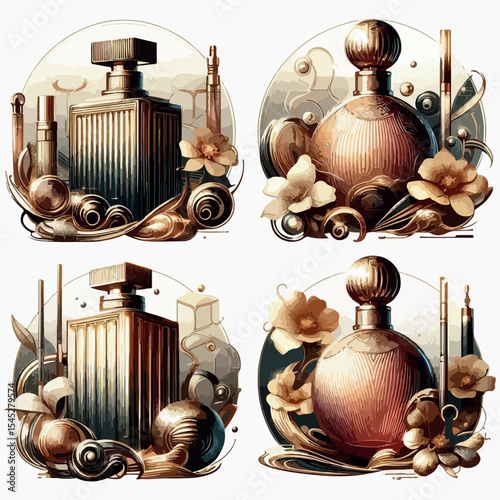 Luxury design for perfume