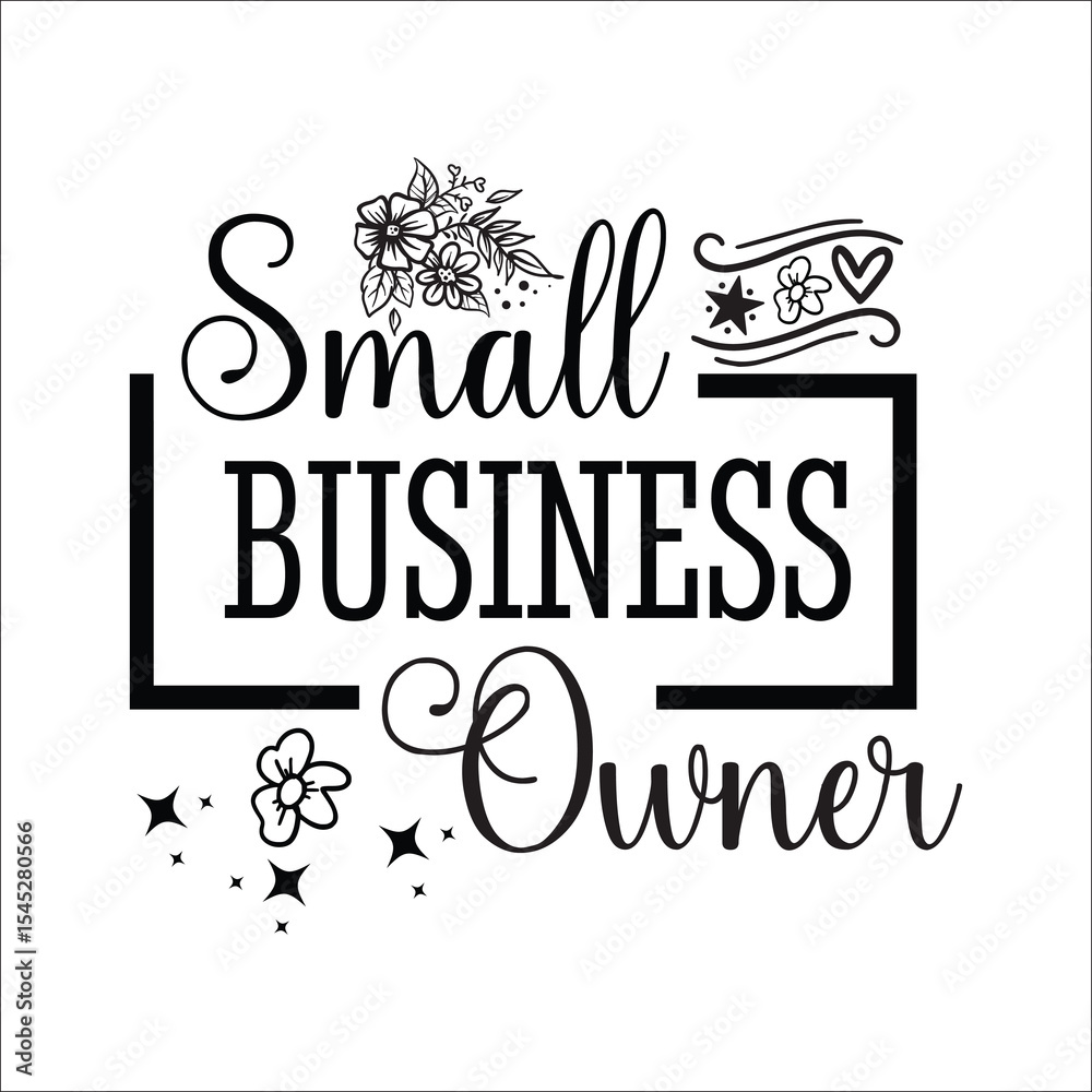 Fototapeta premium Small Business Svg Design