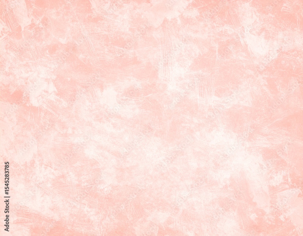 Fototapeta premium Coral Pink Grunge Abstract Background – Textured Plastered Painted Surface