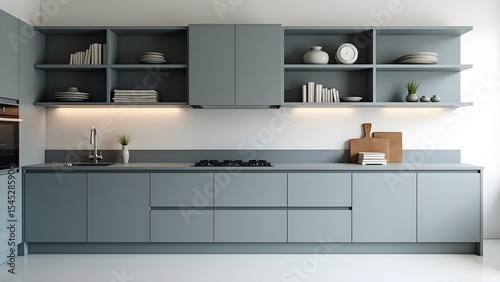 Bright and Minimalist Modern Kitchen Setup