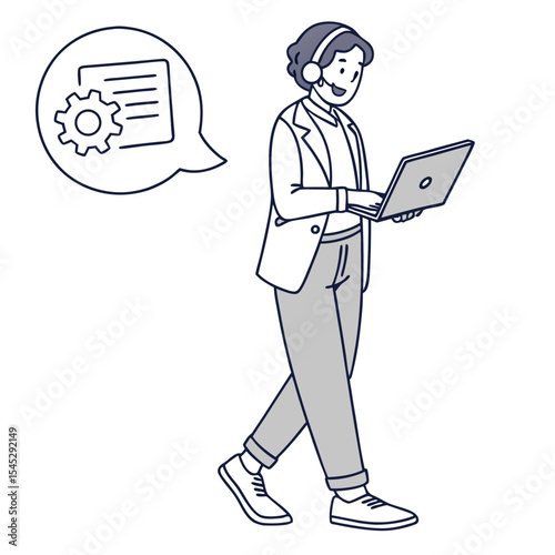 Technical Support with Laptop Consulting Software Solution Specialist