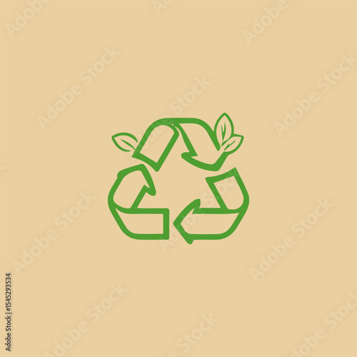 Recycle and Ecology sign. Reuse and Refuse Concept. Recycling Package Marks. Vector Illustration.