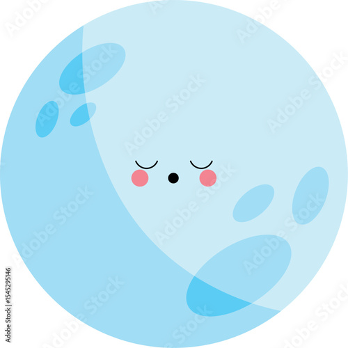 Earth and Moon Harmony Concept
