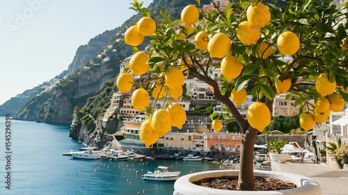 Wallpaper Mural Positano Lemon Tree: Amalfi Coast Italy Travel Guide - Scenic Views, Italian Summer, Vacation Destination, Lemons Torontodigital.ca