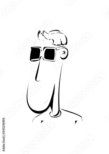 Mann mit Sonnenbrille