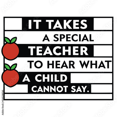 Inspiring appreciation message recognizing special teachers for their dedicated work and care