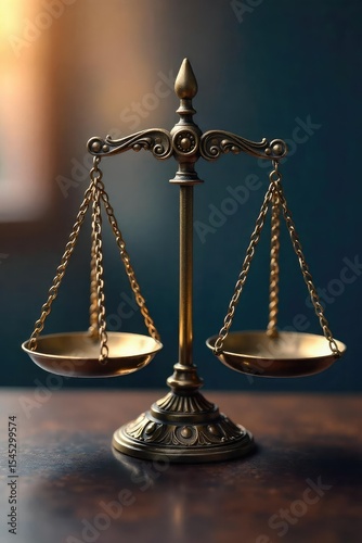 A pair of scales perfectly balanced, symbolizing equilibrium and harmony The image suggests a sense of fairness, equality, and justice , equilibrium, fairness, fulcrum