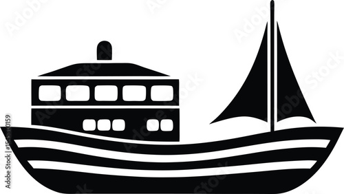 ship in the sea
