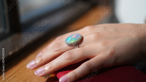 Beautiful hands of a woman with high-quality neutral manicure, nails, nail design, manicure