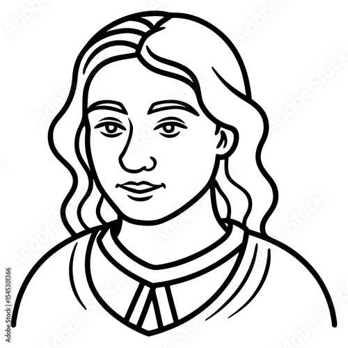 Nance line art vector