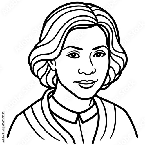 Nance line art vector