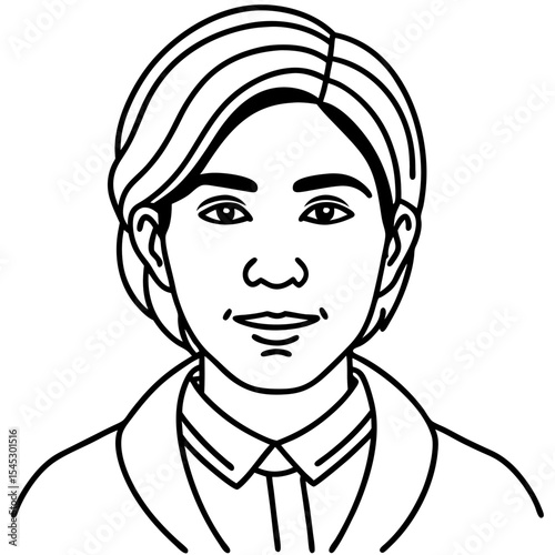 Nance line art vector