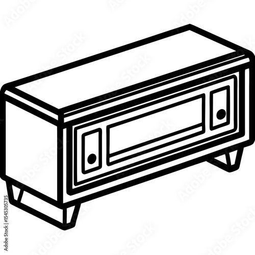 Media console vector