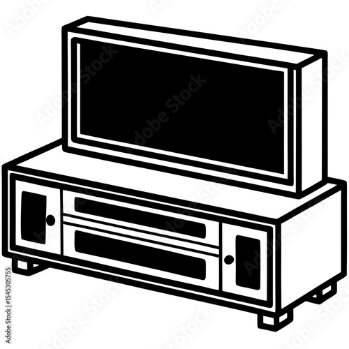 Media console vector