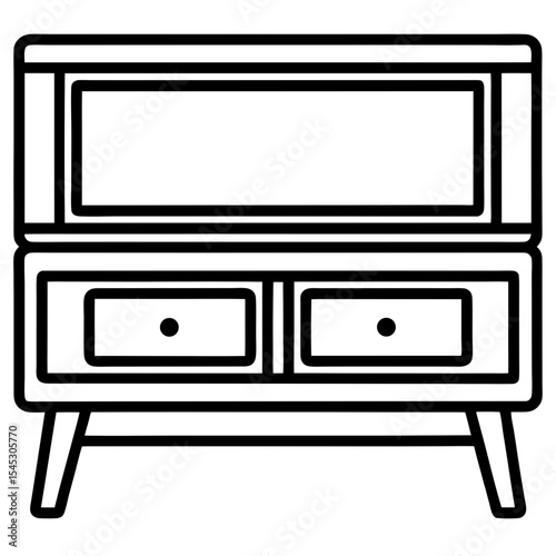 Media console vector