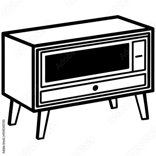 Media console vector