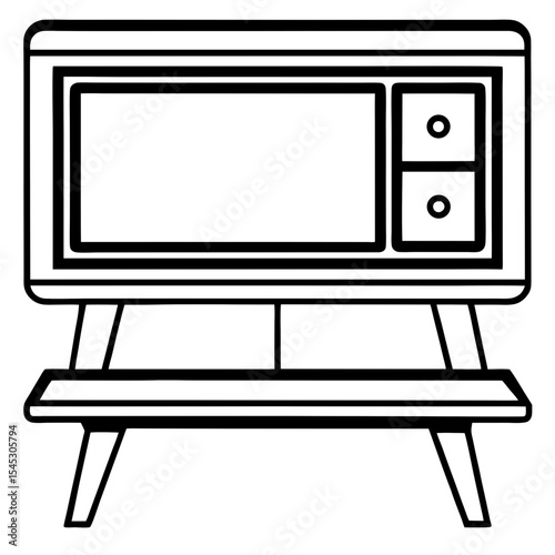 Media console vector