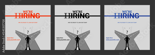 Job vacancy hiring flyer or poster design for social media circular post banner template We are hiring Job advertisement flyer, We are hiring job vacancy poster ... See More